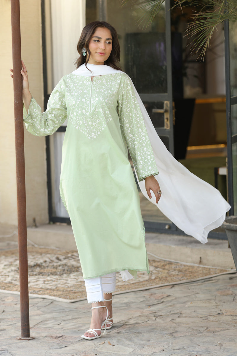 Baad-e-Saba 3PC l Stitched