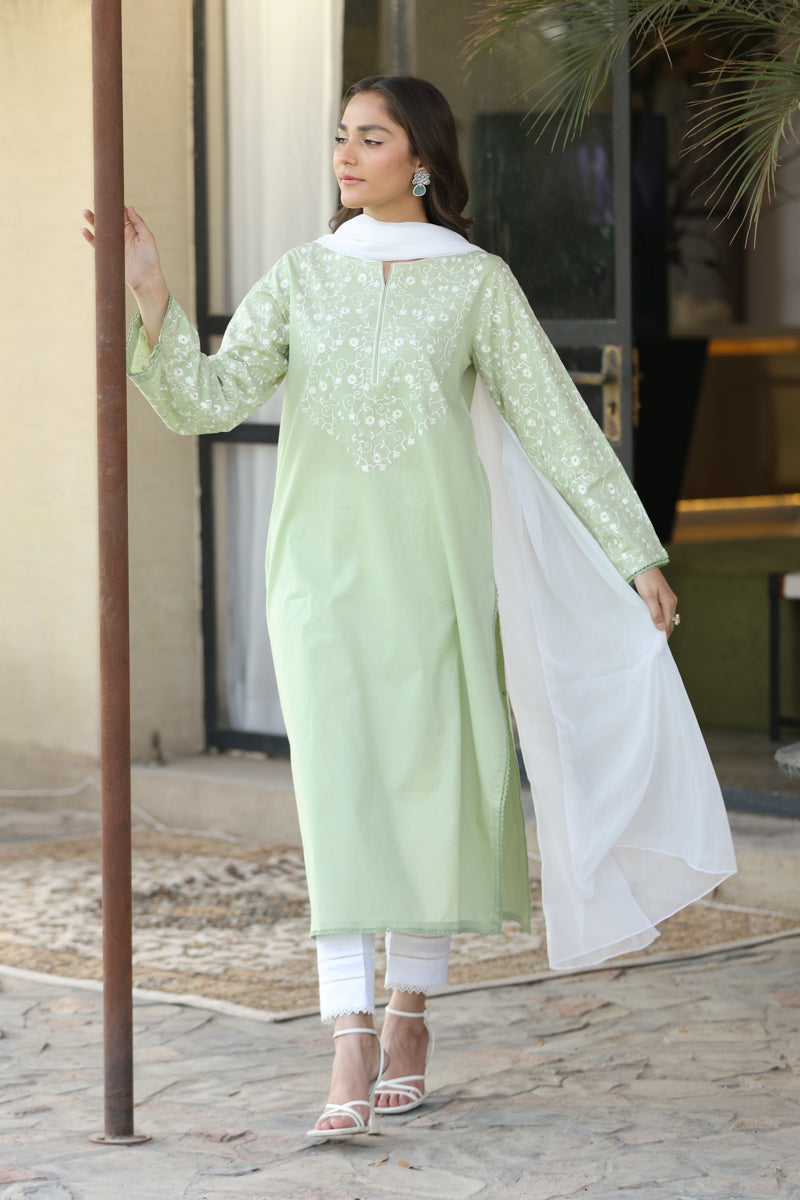 Baad-e-Saba 3PC l Stitched