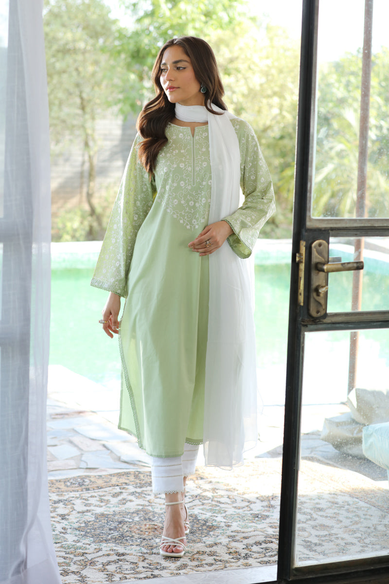 Baad-e-Saba 3PC l Stitched