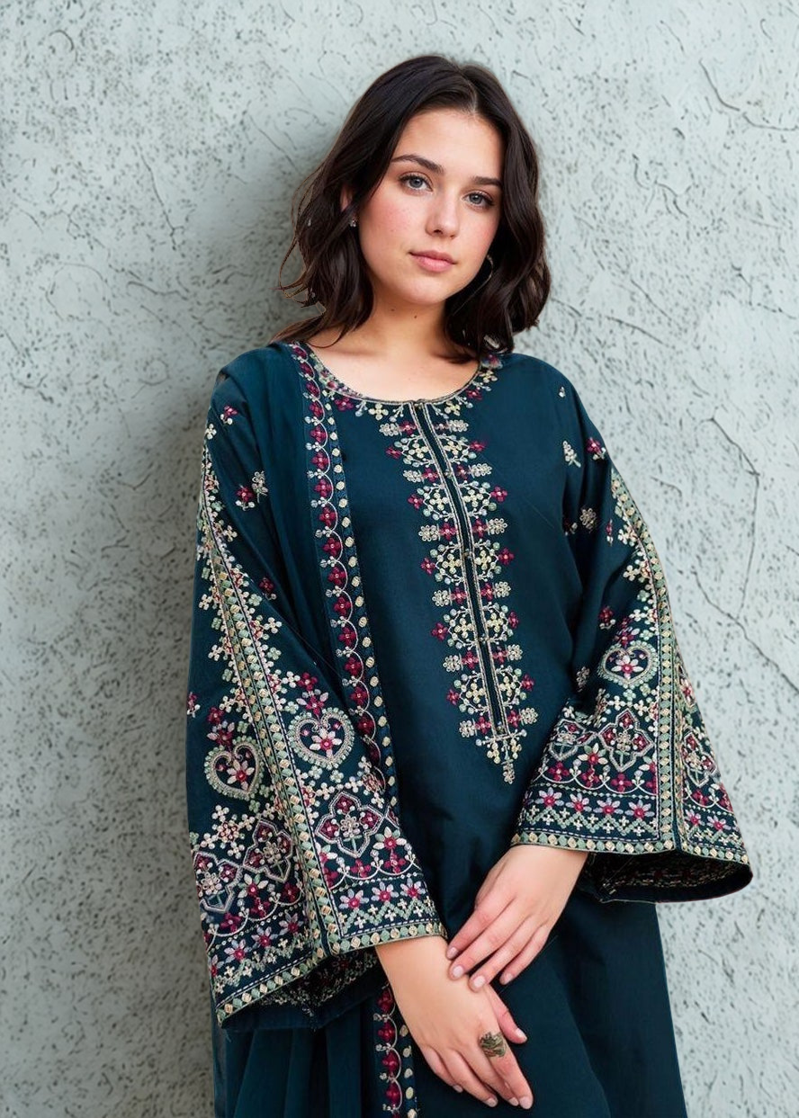Adab - 3 pieces - teal
